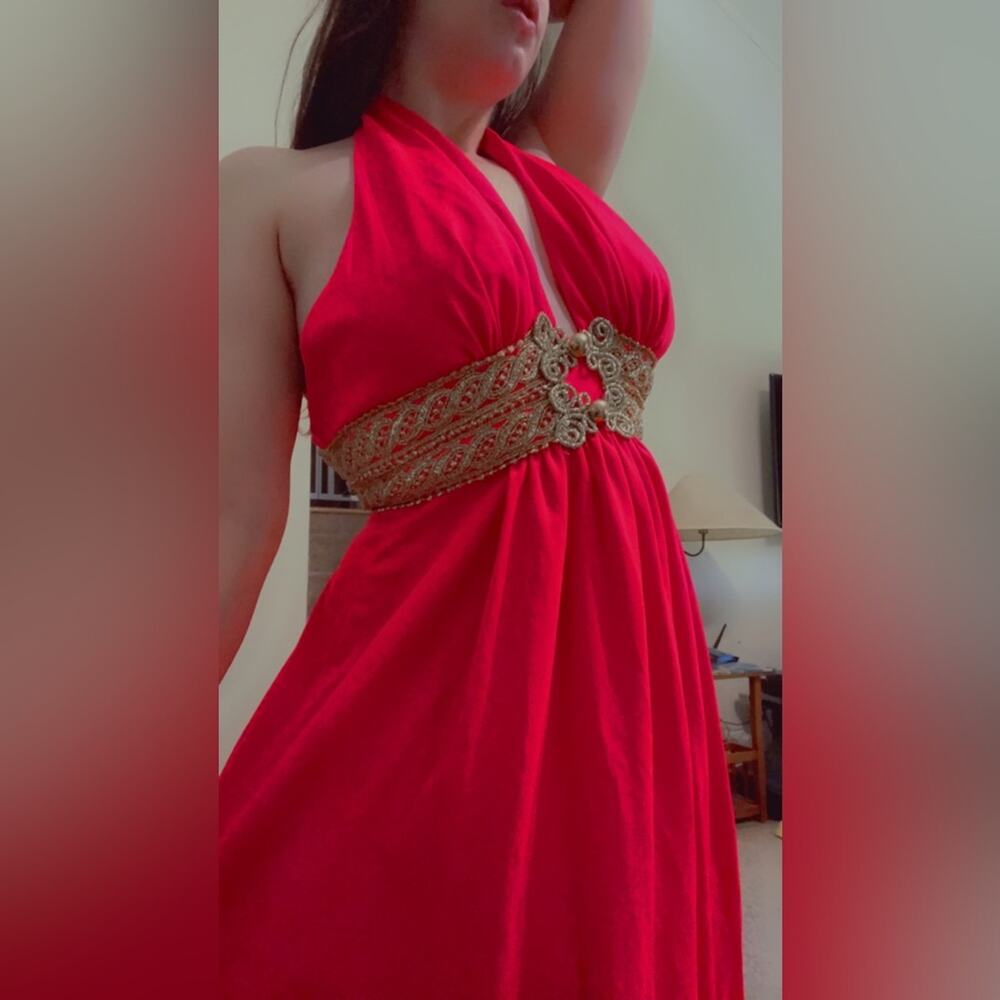 70s Mike Benet halter gown